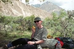 
Jerome Ryan Enjoys A Refreshing Mango At Korophon
